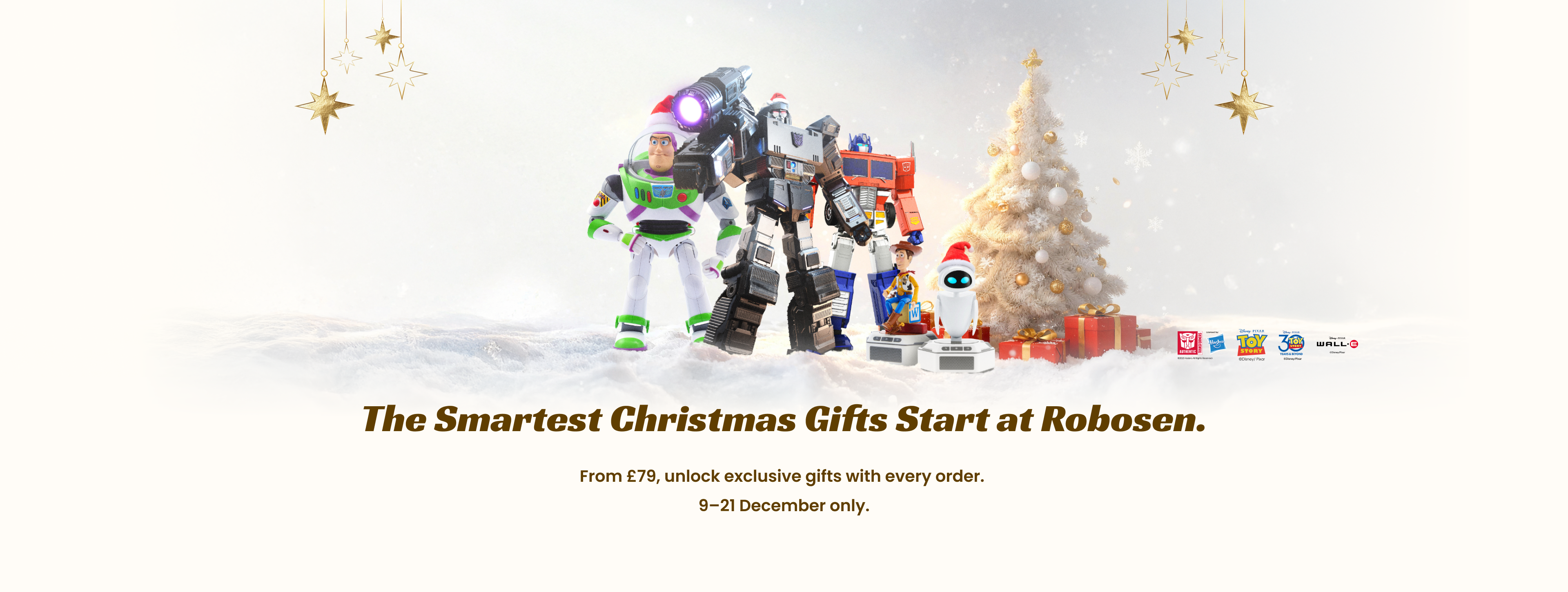 robosen-christmas-promotion-banner-featuring-holiday-elements-and-products