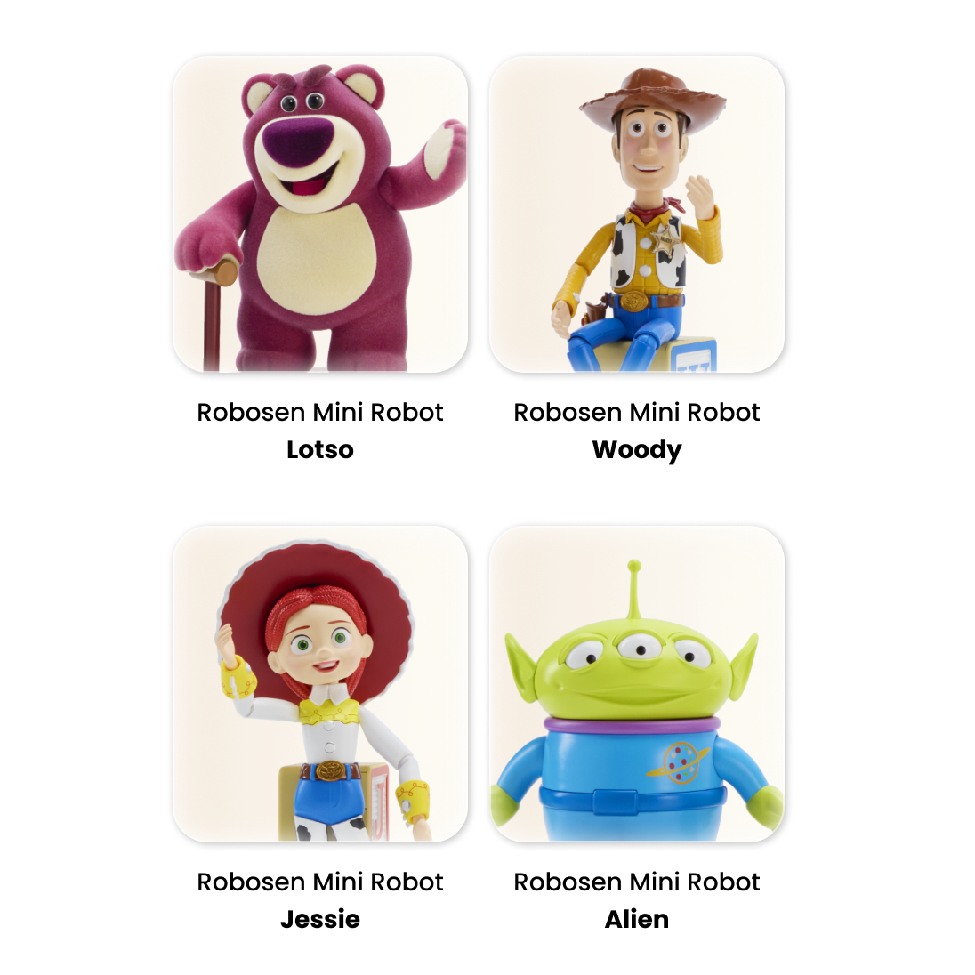 free-mini-robot-figure-lotso-woody-jessie-or-alien-with-159- GBP-purchase-robosen-christmas-promotion
