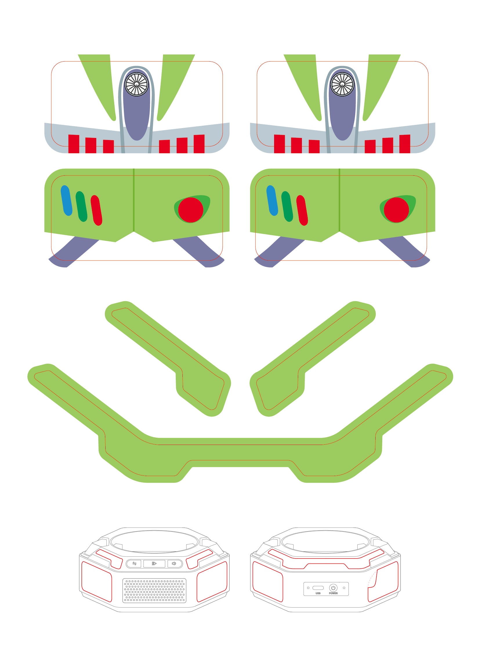 Robosen Mini Robot - Toy Story Kit - Buzz & Rex